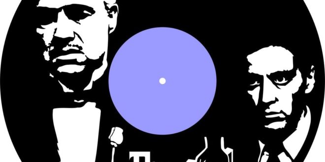 Free Vector The Godfather Vinyl Record Clock