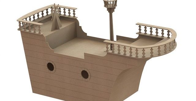 Boat table 6mm + 9mm cdr dxf