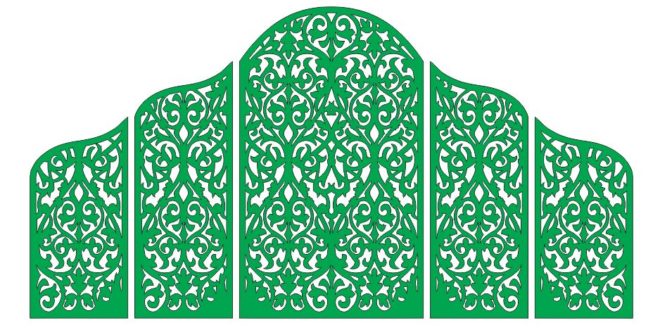 File Cnc Cut Vector Screen Pattern Decorative DXF CDR