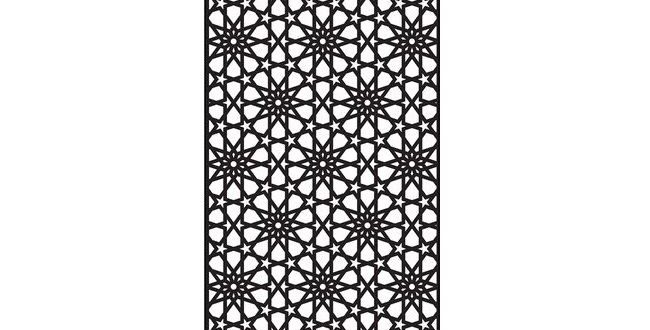 Stencil Room Divider Decorative CNC Cut Vector Free