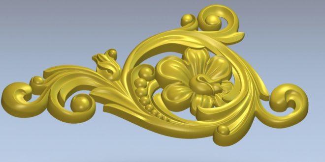 Floral Pattern Relief 3D STL 1344