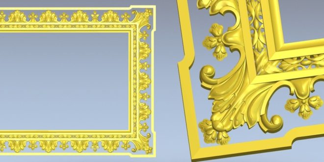 Free Relief Frame 3D Decor STL 1361