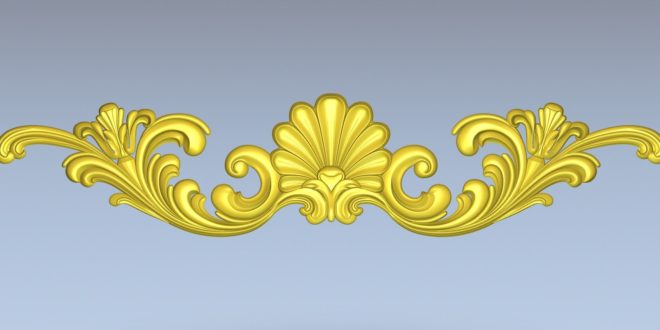 Floral Pattern Decor Cnc Relief File 1368