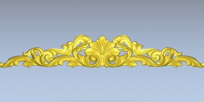 3D pattern stl cnc model decoration 1371