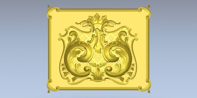 Free plate decor stl file model 3d 1372