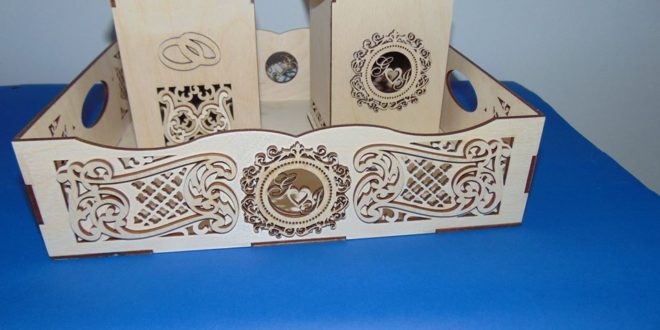 Free laser cut decorative trays box