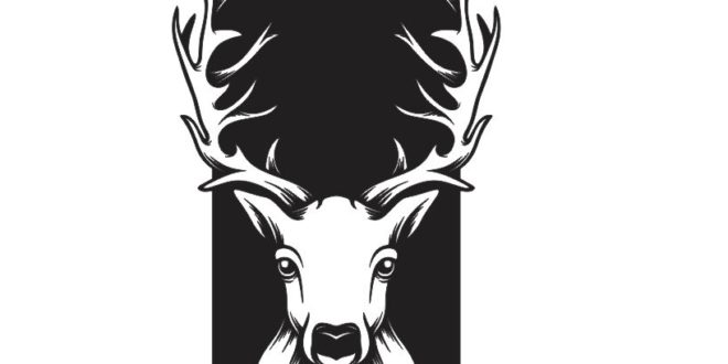 Deer Panel Free Vector File