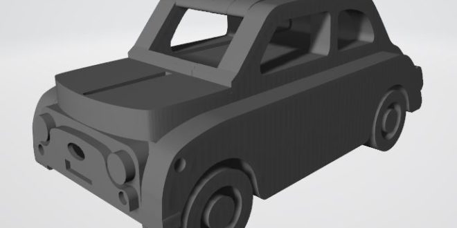 Free Download Laser Cut Vector Fiat Nuova 500 Car