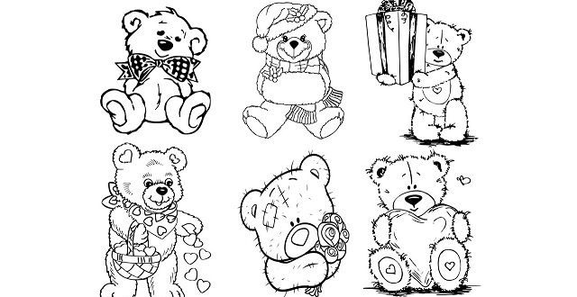 Free Cnc Engraving vectors Bears Bear Line Art
