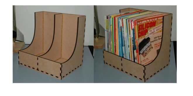 Magazine Box Laser Cut Design