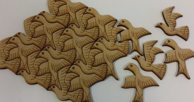 Free Laser Cut Engraving Puzzle Birds