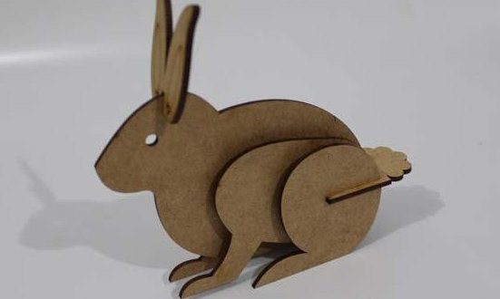 Free Laser Cut Template File Download Bunny Rabbit