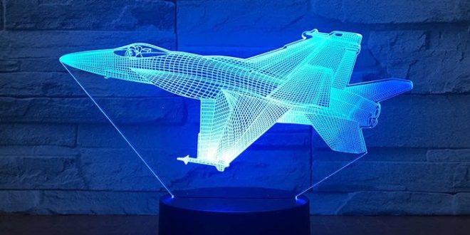 Free 3D Illusion Acrylic Cut Laser Engraving Fighter