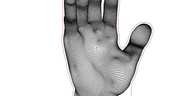 3D Illusion Laser Acrylic Hand Design