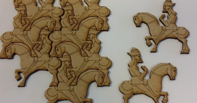 Free Horse puzzle laser cut and engraving file