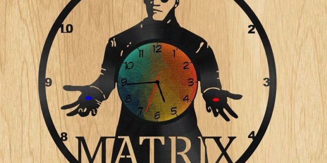 Free matrix cnc cut laser vector clock