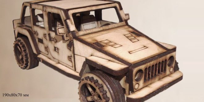 Off-road Car Puzzle Laser Cnc Cut