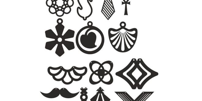 Free Pack Jewelry Earrings Laser Cut Files DXF