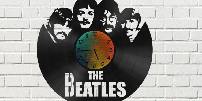 Free Cnc Vector The Beatles Wall Clock