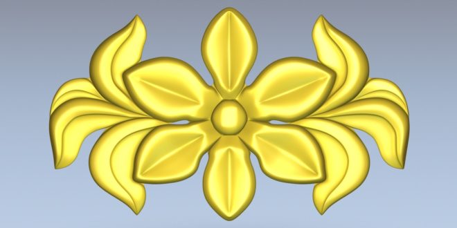 Free flower 3d model stl 1414