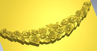 Free roses flowers decoration 3d model 1461