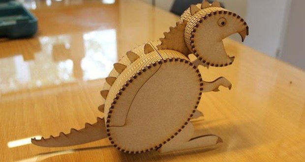 Free laser cut dino wooden