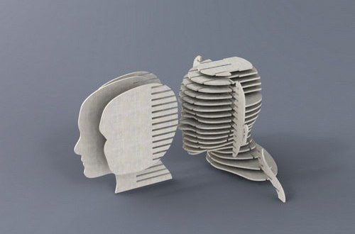 3d human head