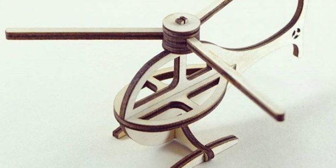 Free download laser cut Helicopter