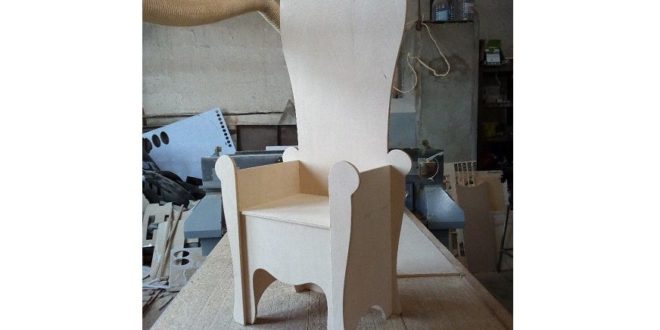 Free cnc file throne chair King queen dxf