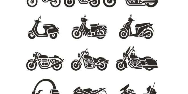 Free Moto silhouettes motorcycle motorbike