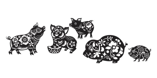 Stencil Pigs Silhouettes Vector Cut Cnc Machines