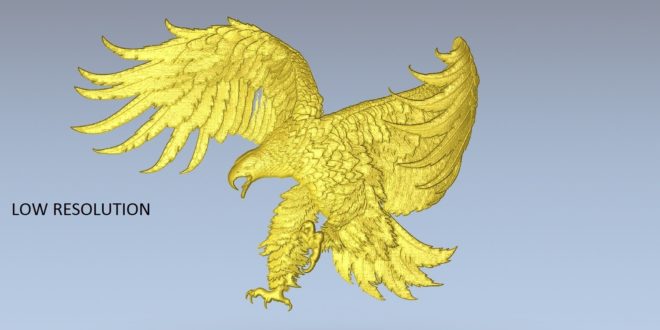 Free download animal eagle bird 3d relief stl 1518