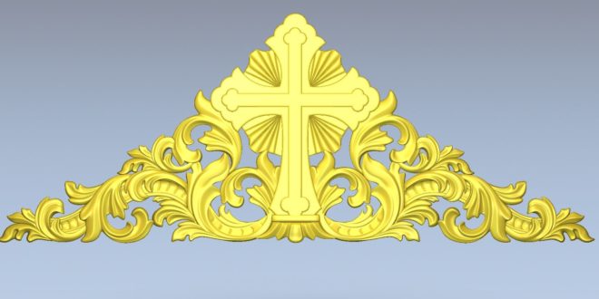 Religious decoration 3d relief file 1569