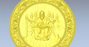 3D relief religious Christ the Savior stl model cnc 1572