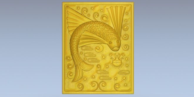 Free download fish board 3d cnc machine cad model stl 1588