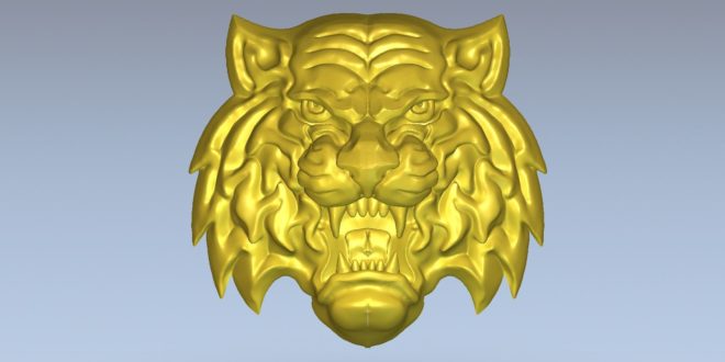 Tiger Jaguar cnc wood carving 3d file 1592