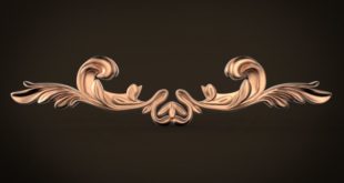Free decor abstract relief cnc design 3d model 1596