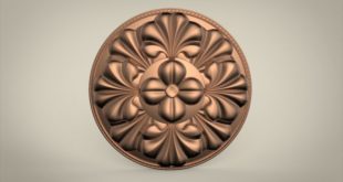 Mandala 3d relief cnc router file design 3d 1597