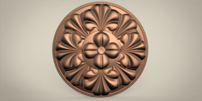 Mandala 3d relief cnc router file design 3d 1597