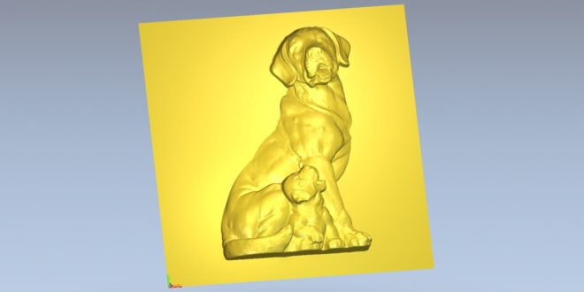 Free download relieg dog stl 1602