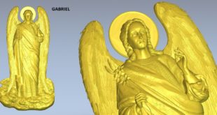 Gabriel angel 3d model cnc stl file 1605