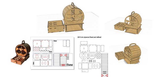 Free download cnc plan Bar barrel drink