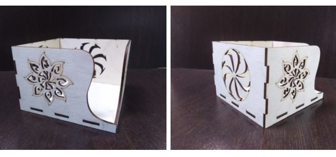 Free laser cut file vector cnc napkin holder