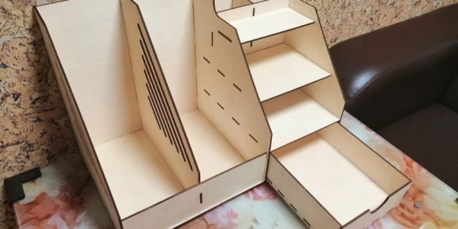 Free cnc laser cut organizer office paper dxf download