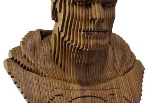 Super man bust mannequin cnc cut file