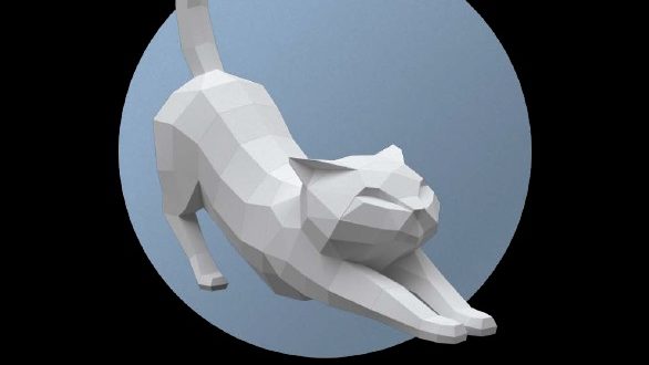 Pepakura Papercraft Cat Pdf File