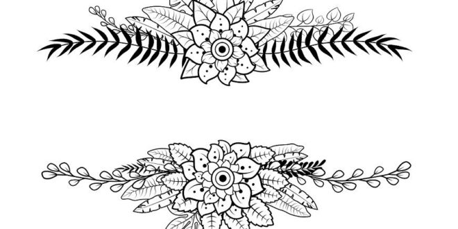 Free cdr engraving floral flower design