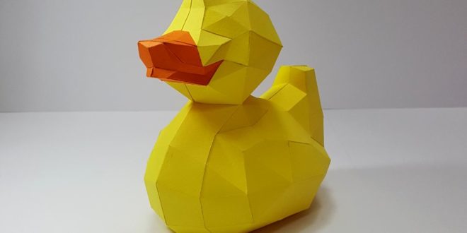 Free Pepakura Papercraft Duck pdf animal download