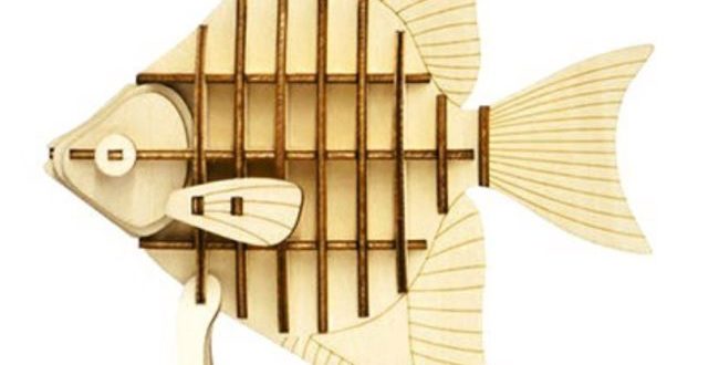 Free cnc file fish puzzle plan dxf downloads