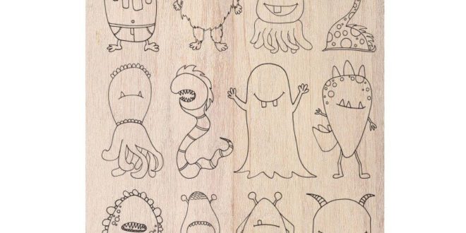 Free laser engrave monsters pack cdr file vector